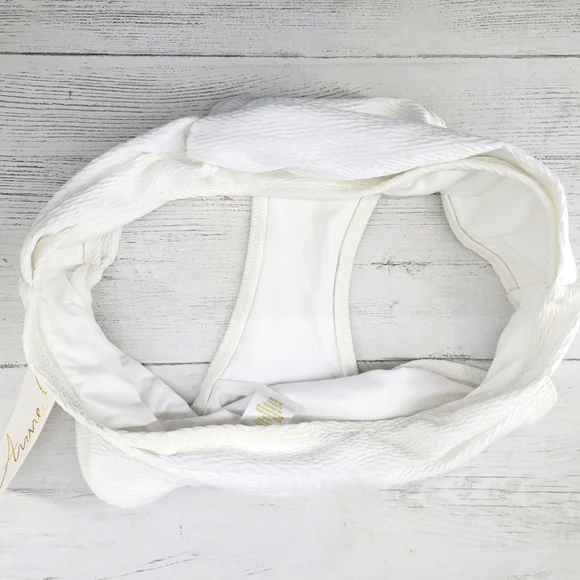 Anne Cole Bikini Bottom, White Textured, Size M, NWT - Picture 6 of 6